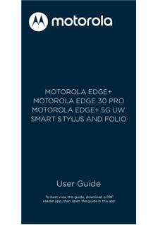 Motorola Edge - 2022 manual. Smartphone Instructions.